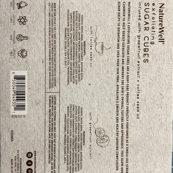NatureWell exfoliating sugar cubes - Picture 3 of 4